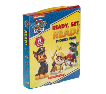 Ready, Set, Read! - PAW Patrol: (12 Book Phonics Box)