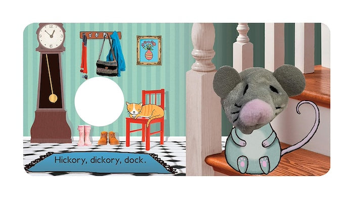 Hickory Dickory Dock (Finger Puppet Nursery Rhyme Board Book with Mouse Puppet)