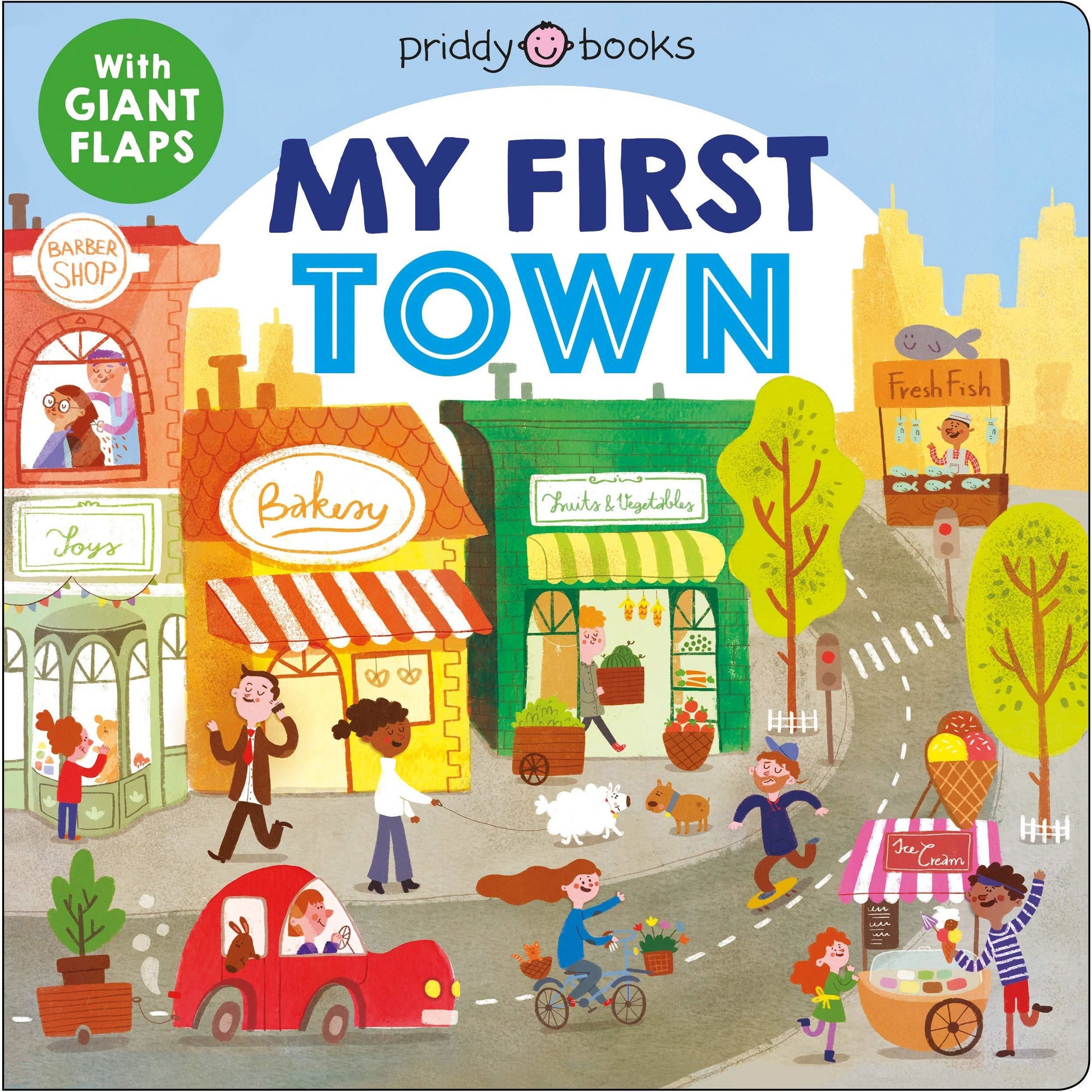 My First Places: My First Town (Board Book)