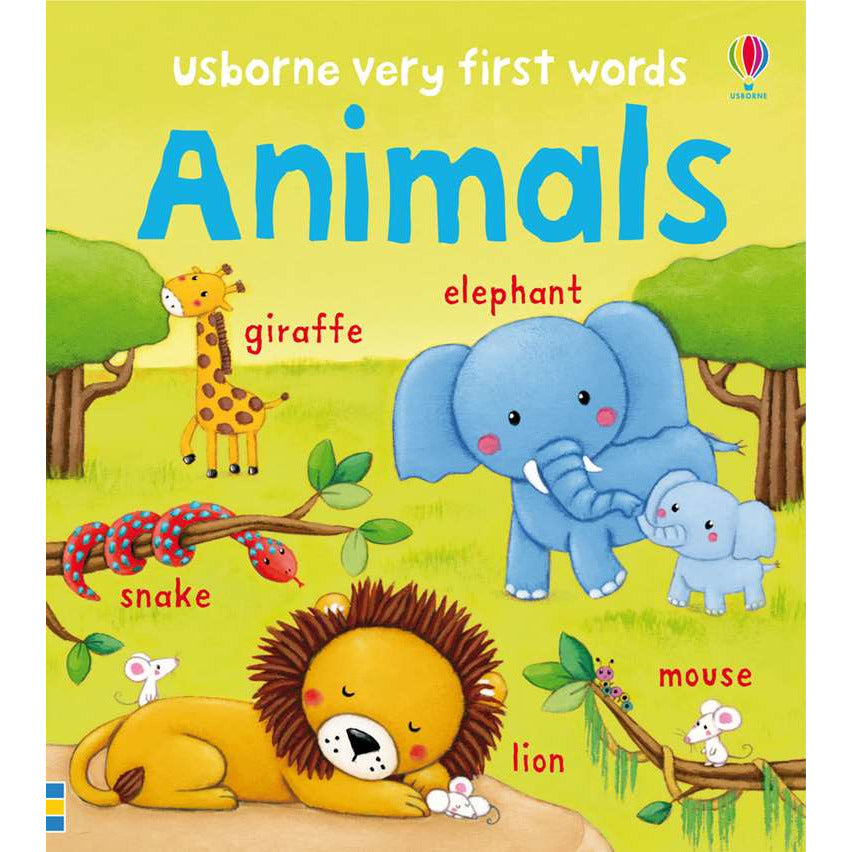 Usborne Very First Words - Animals (Small Board Book)