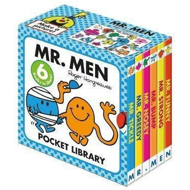 Mr. Men Pocket Library (Board Books) - Mr. Tickle, Mr. Greedy, Mr. Mosey, Mr. Bump, Mr. Strong, Mr. Funny